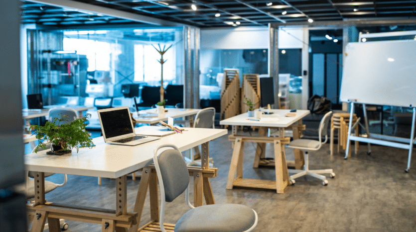 clean co-working spaces