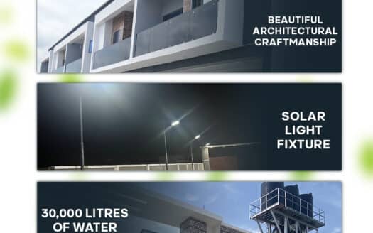 Luxury 2/3 Bedroom Terrace Duplex for Sale in Abijo, G.R.A